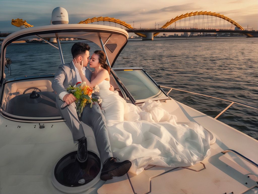 cho thuê du thuyền để chụp hình cưới mới nhất
