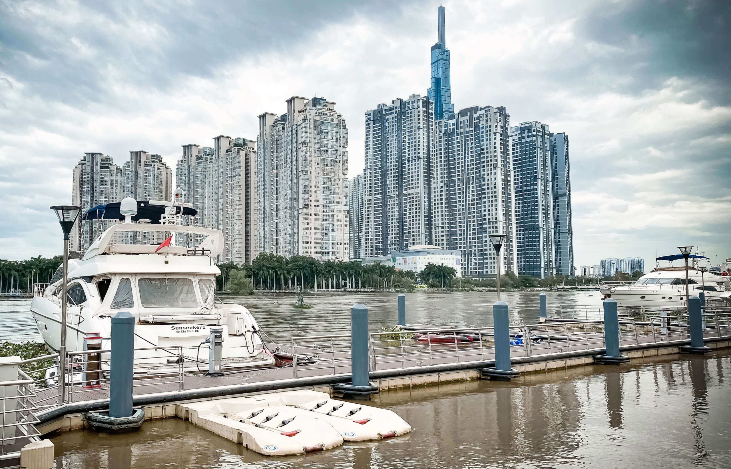 Vị trí thuận lợi bến du thuyền đảo Kim Cương TPHCM